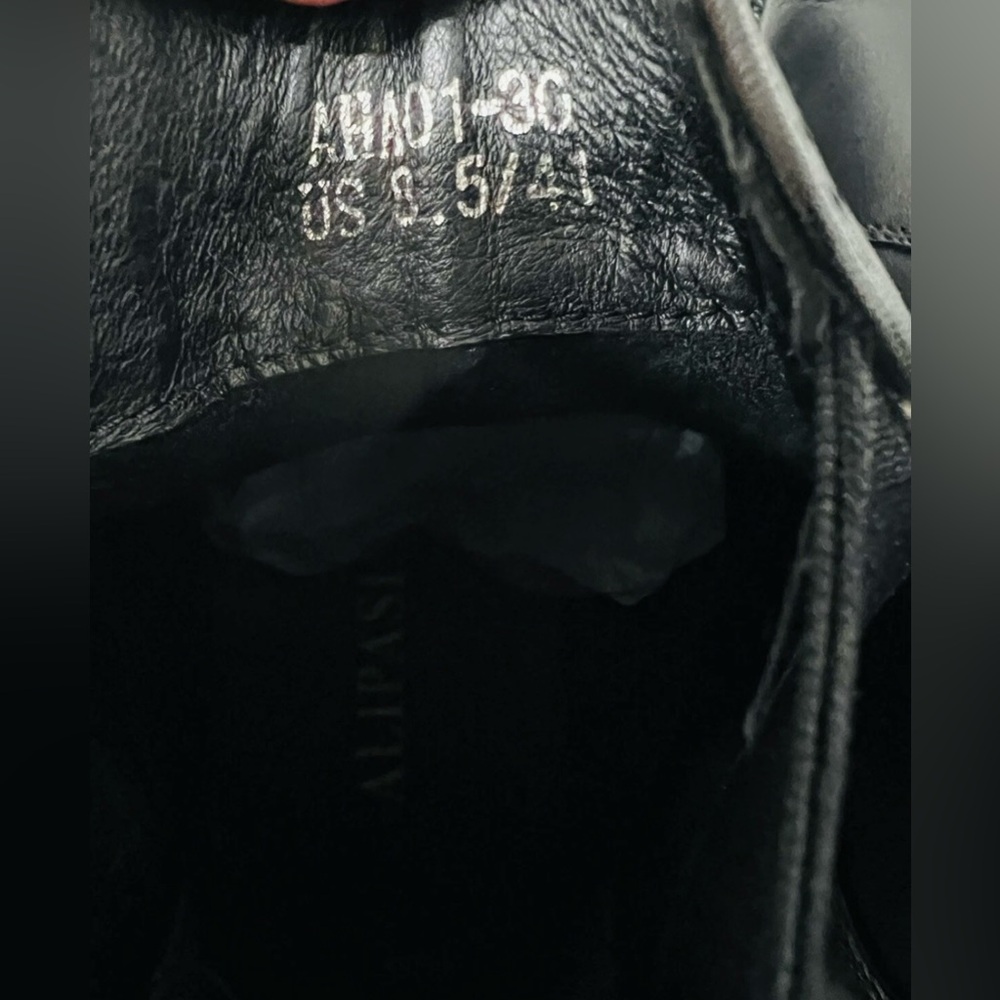 ALIPASINM Mens Dress Boots Leather Chelsea Boots for Men Size 8.5 Black.R14 - Picture 7 of 9